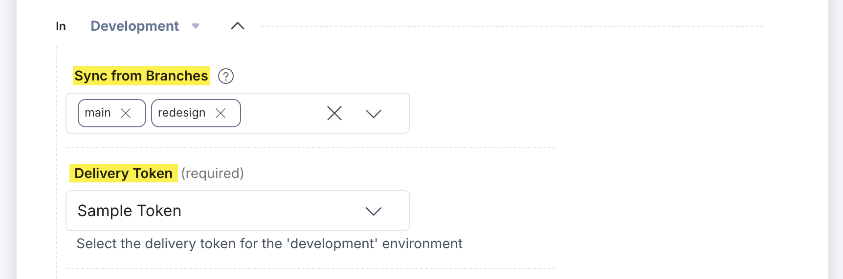 Algolia-Configuration-Sync-from-Branches-And-Delivery-Token