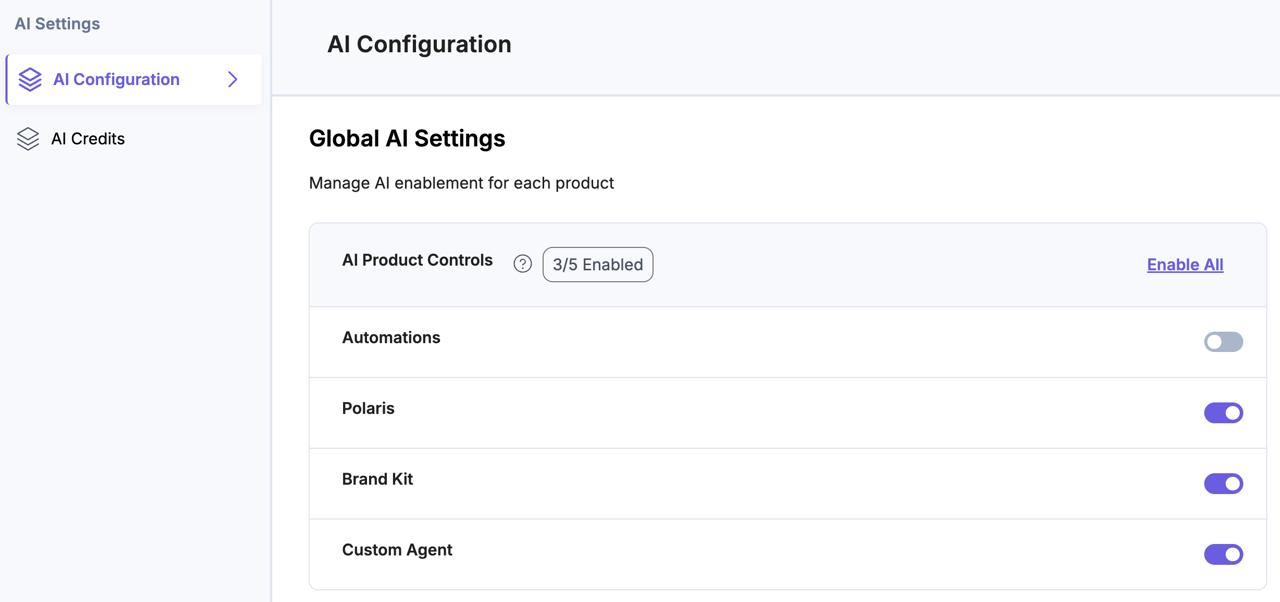 Global-AI-Settings
