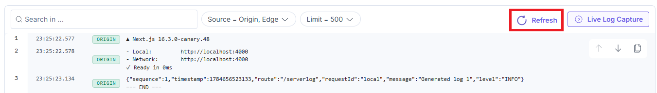Launch-RefreshLogs.png